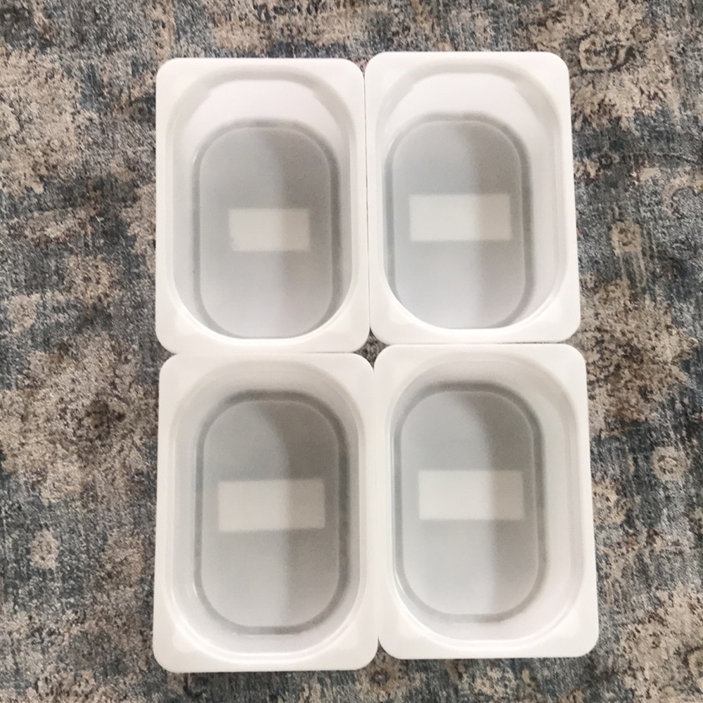 4 IKEA trofast bins